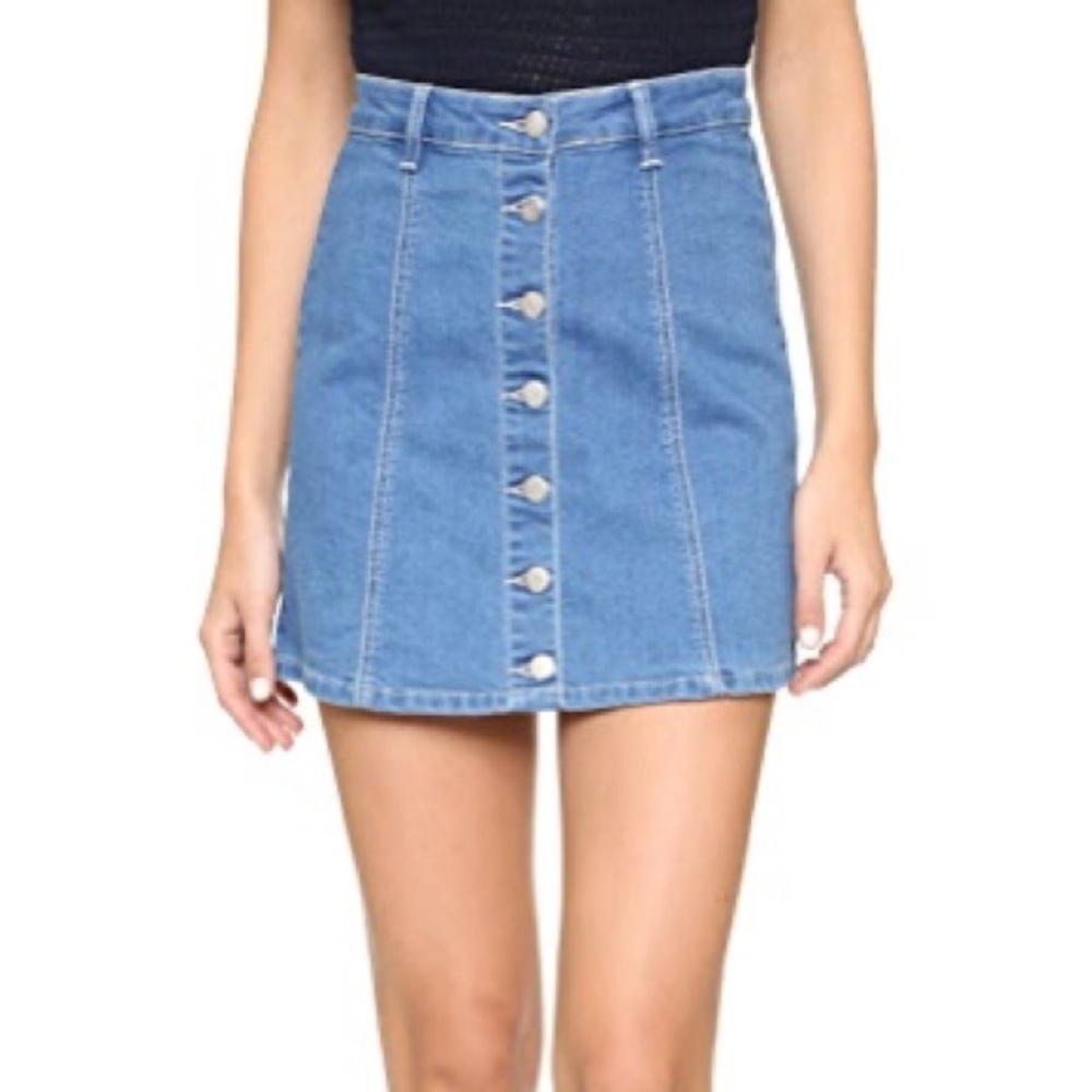 Mink Pink Denim Skirt